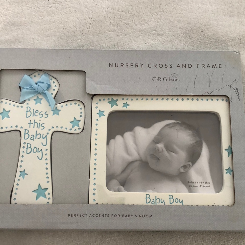 Nursery cross and frame